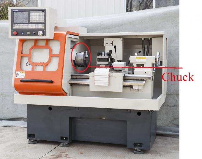 টেপার সারফেস মেটাল Cnc টার্নিং 340mm প্রোগ্রামেবল মেটাল লেদ 1
