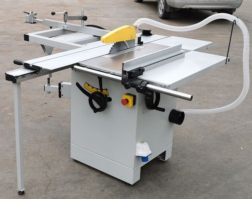 240V বৈদ্যুতিক টেবিল করাত 250mm অটো লুব্রিকেটিং যথার্থ স্লাইডিং টেবিল করাত