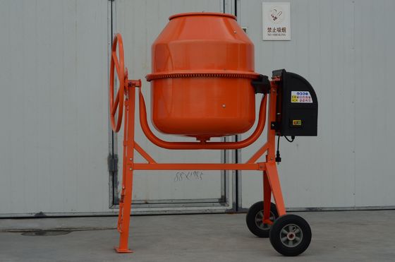 500W বৈদ্যুতিক কংক্রিট মিক্সার মেশিন 140L হুইল ব্যারো সিমেন্ট মিক্সার